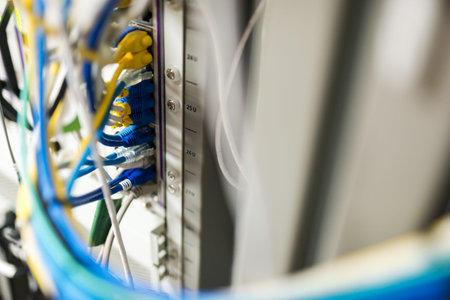 Core switch technology in network room place .