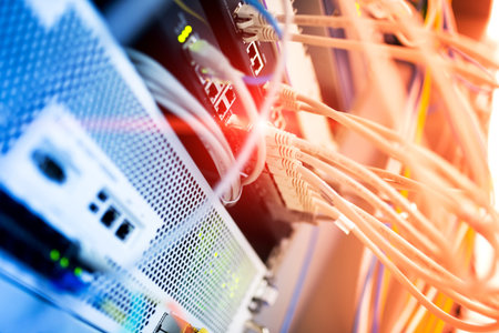 Core switch technology in network room place .
