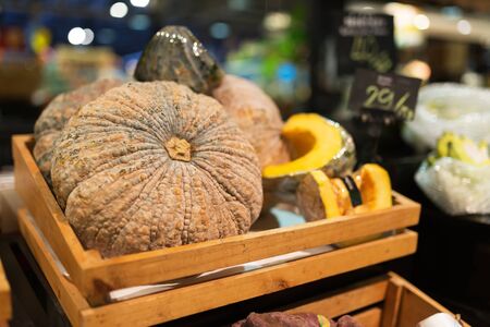 An Pumpin in market place with soft light .の写真素材