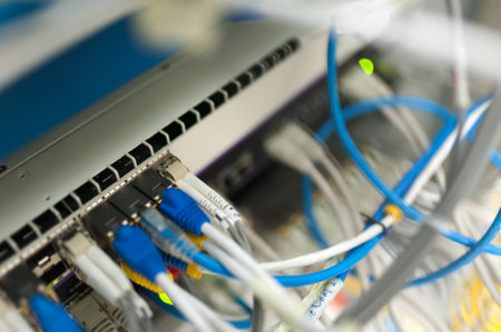 Core switch technology in network room place .