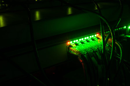 Core switch technology in network room place .