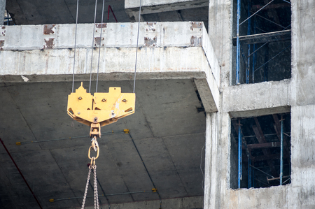 An Hoists in construction place .の写真素材