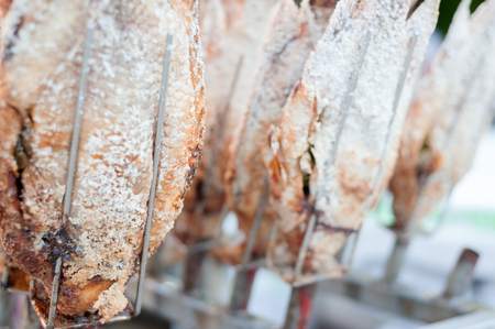 Salted fish-filled burning taste .の写真素材
