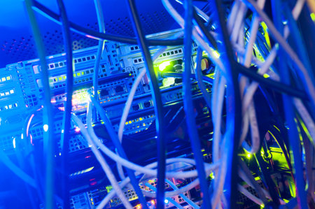 Network servers in data room Domestic Room .