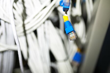 Core switch technology in network room place .の写真素材