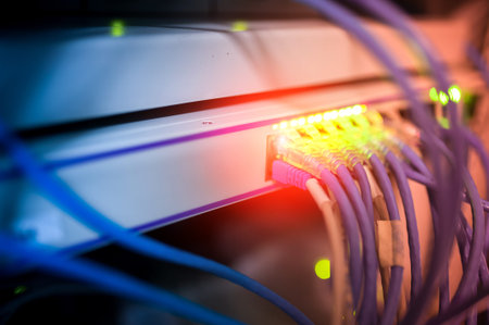 Core switch technology in network room place .
