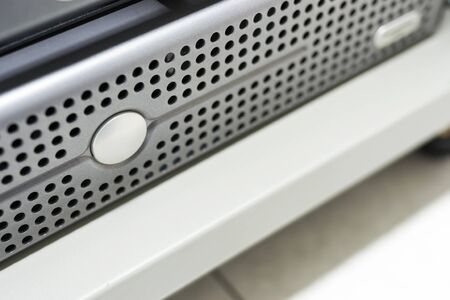 Network servers in data room Domestic Room .の写真素材