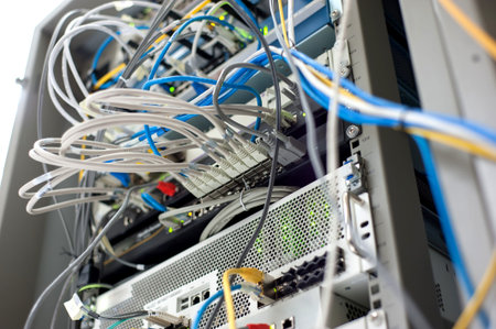 Core switch technology in network room place .