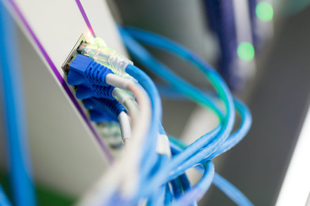 Core switch technology in network room place .