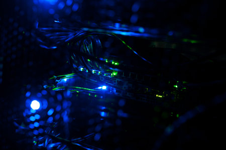 Network servers in data room Domestic Room .