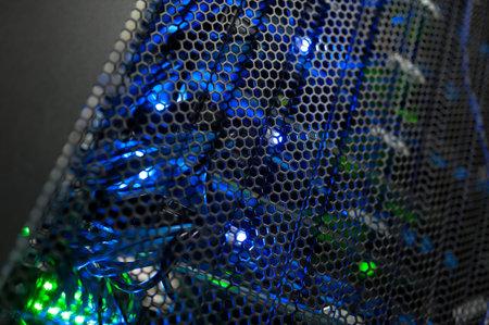 Network servers in data room Domestic Room .