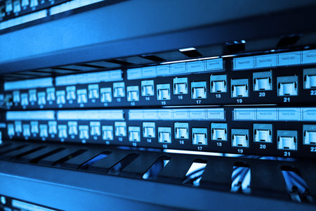 A panel to store wires to keep things organized. It is a panel that keeps cables in one place,...