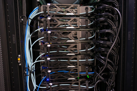 server computer should be high performance, stable, able to serve a large number of users.の写真素材
