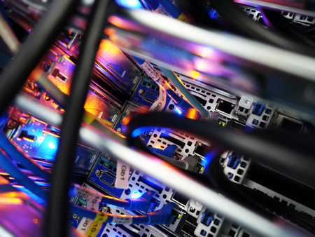 server computer should be high performance, stable, able to serve a large number of users.の写真素材