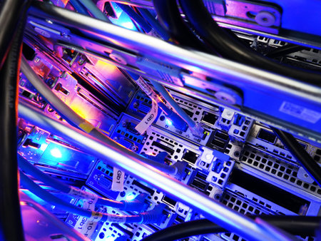 server computer should be high performance, stable, able to serve a large number of users.の写真素材