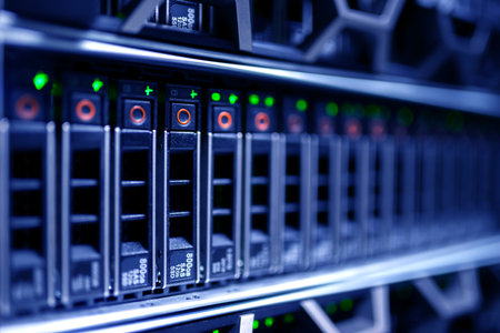 server computer should be high performance, stable, able to serve a large number of users.の写真素材
