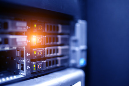 server computer should be high performance, stable, able to serve a large number of users.の写真素材