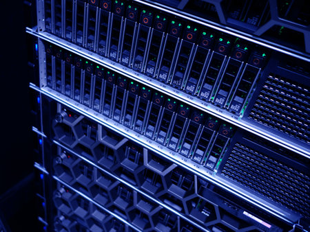 server computer should be high performance, stable, able to serve a large number of users.の写真素材