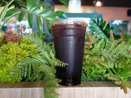 Iced coffee that looks great and tastes delicious.