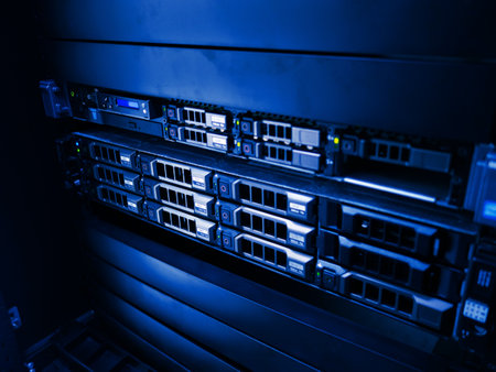 server computer should be high performance, stable, able to serve a large number of users.の写真素材