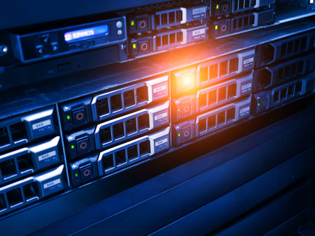 server computer should be high performance, stable, able to serve a large number of users.の写真素材