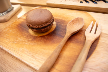 The macarons looked delicious.の写真素材