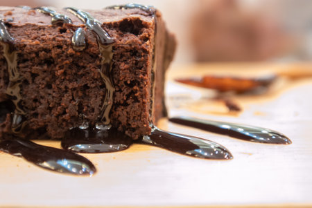 Brownies that look deliciousの写真素材