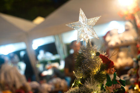 In ancient times, the Christmas tree meant a tree in paradise.の写真素材