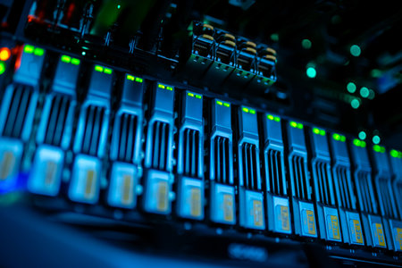 server computer should be high performance, stable, able to serve a large number of users.の写真素材