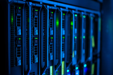 server computer should be high performance, stable, able to serve a large number of users.の写真素材
