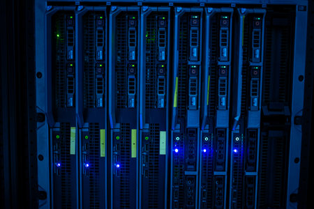 server computer should be high performance, stable, able to serve a large number of users.の写真素材