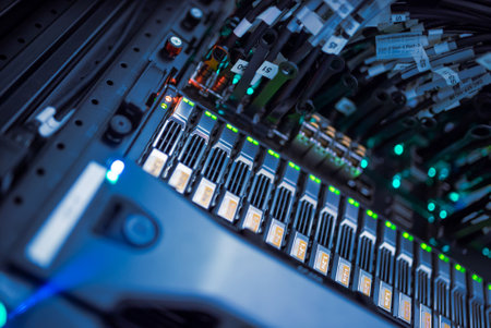 server computer should be high performance, stable, able to serve a large number of users.の写真素材