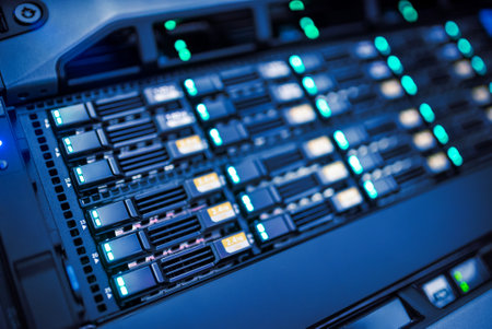 server computer should be high performance, stable, able to serve a large number of users.の写真素材