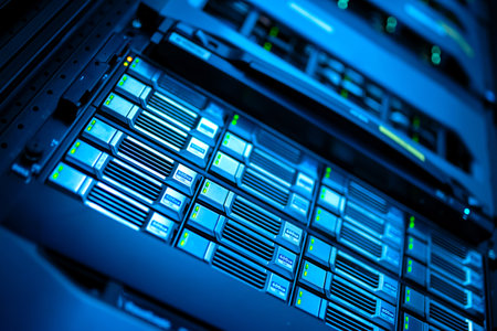 server computer should be high performance, stable, able to serve a large number of users.の写真素材