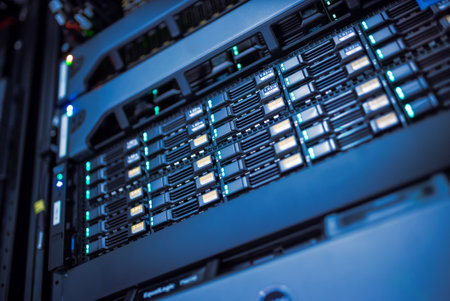 server computer should be high performance, stable, able to serve a large number of users.の写真素材