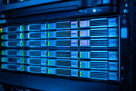 server computer should be high performance, stable, able to serve a large number of users.の写真素材