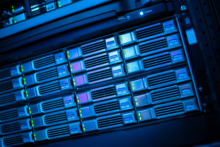 server computer should be high performance, stable, able to serve a large number of users.の写真素材