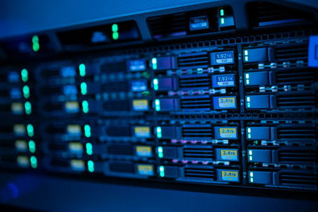 server computer should be high performance, stable, able to serve a large number of users.の写真素材