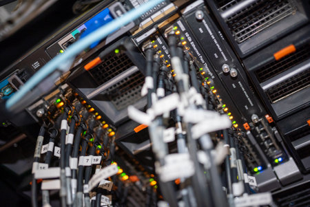 server computer should be high performance, stable, able to serve a large number of users.の写真素材