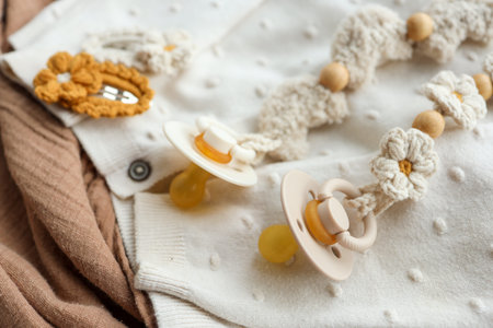 Baby accessories for newborns, handmade.