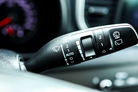 Push the headlight washer button,cleaning headlight