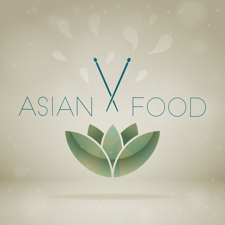 Asian food iconのイラスト素材