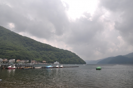 Lake Ashiの写真素材