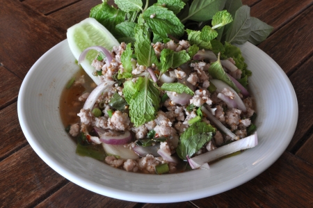 Laab Thai foodの写真素材
