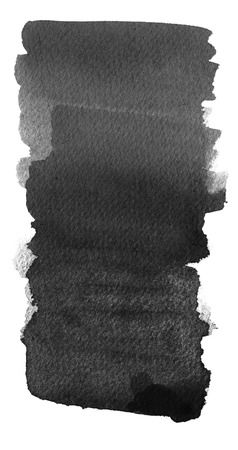 Watercolor Background Isolated Wash Gradient Black Inkの写真素材
