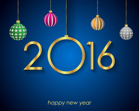 Happy New Year background for your invitation, festive poster.のイラスト素材