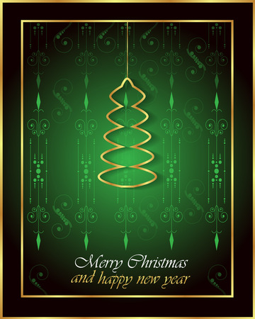 Happy New Year and Happy Christmas background for your flyers, invitation, posters, greetings cardのイラスト素材