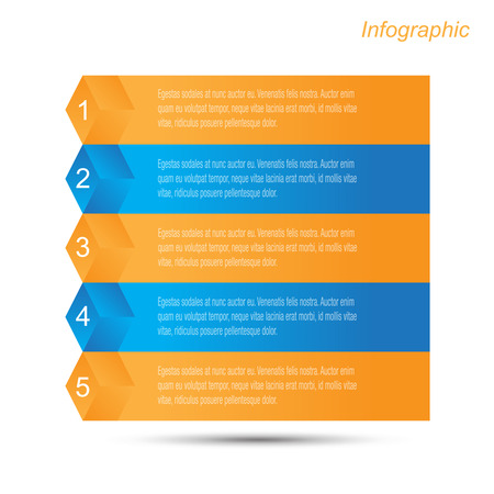 Infographic template design Ideal to display data and informations.のイラスト素材