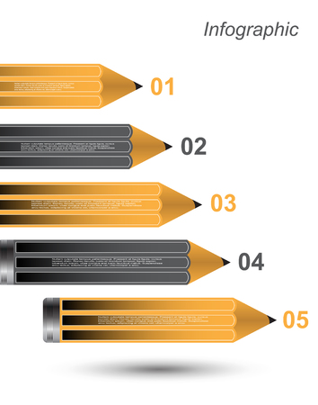 Infographic design for product ranking. Ideal for statistic data display.のイラスト素材