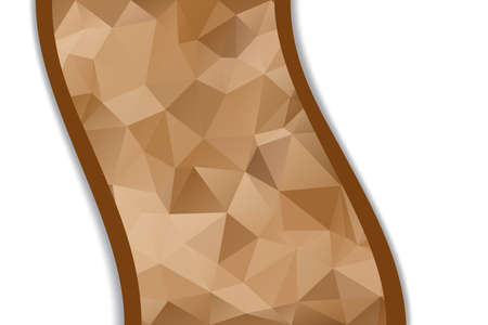 Polygons business cards template.のイラスト素材